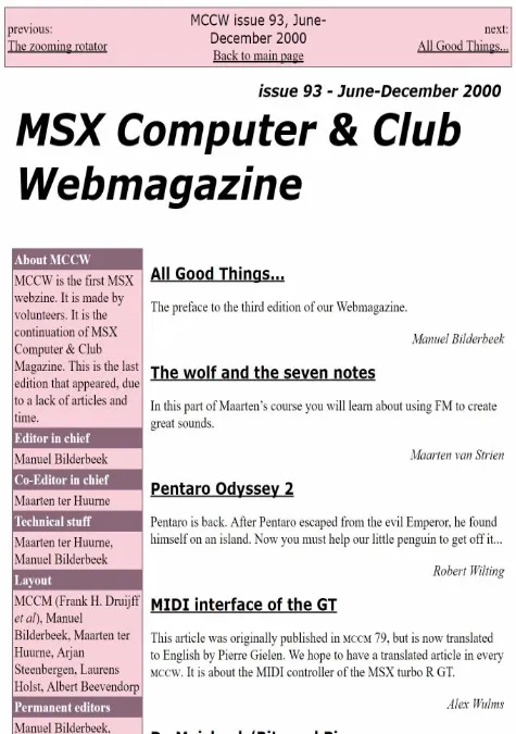 Cover nr. 93 – dec 2000
