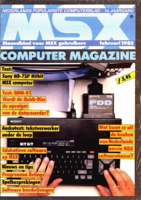 Cover nr. 1 – feb 1985