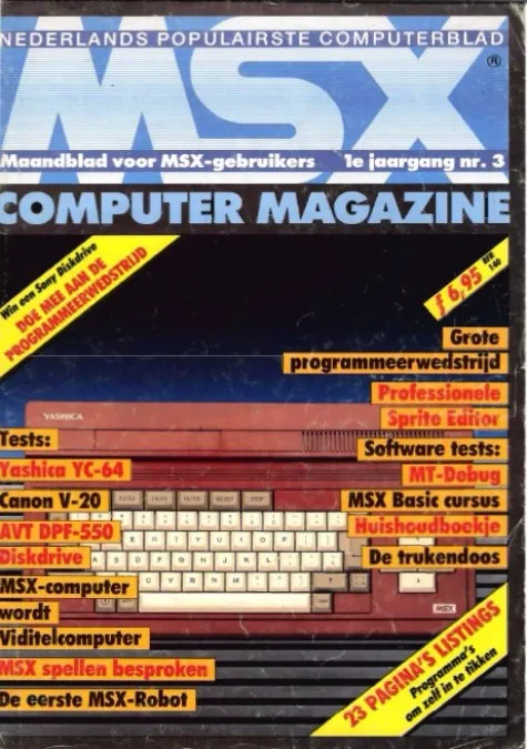 Cover nr. 3 – jul/aug 1985