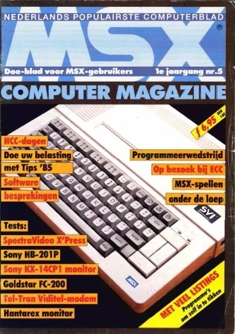 Cover nr. 5 – dec 1985