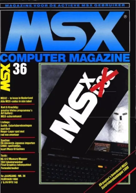 Cover nr. 36 – feb 1990