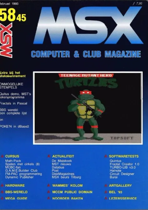 Cover nr. 58 – feb 1993